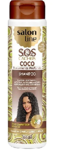 Shampoo Uso Diário Salon Line 300ml Sos Coco Unit - SALON LINE