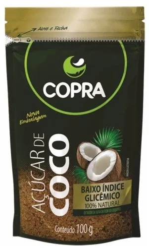 Acucar Copra Sache 100g Coco - COPRA