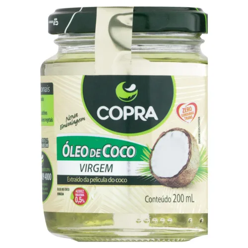 Copra Oleo Coco Virgem 200ml - COPRA
