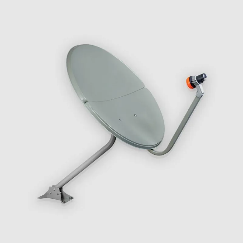 Antena Ku 75cm S- Logo C-10 (pedestal 60cm) Bipartida