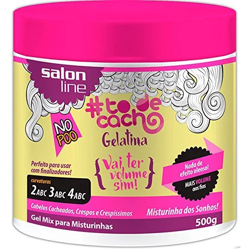 Gelatina Vai Ter Volume Sim 550g Salon Line - SALON LINE