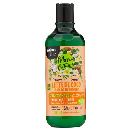 Cond Salon Line Maria Natureza Leite Coco 350ml - SALON LINE