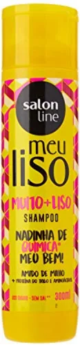 Sh Salon Line Meu Liso 300ml Amido De Milho - SALON LINE
