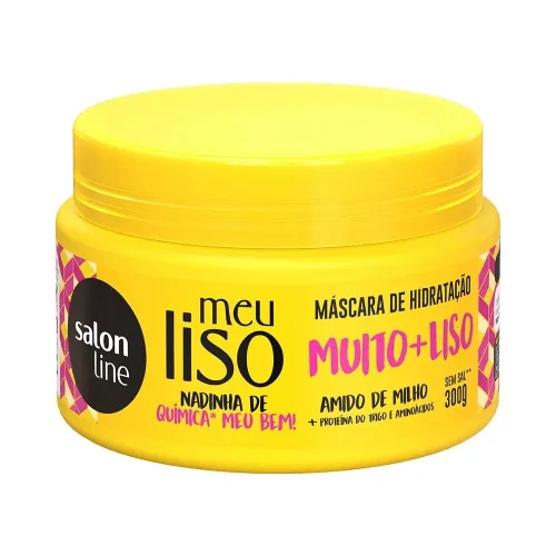Mascara Trat Salon Line Meu Liso 300gr A. Milho - SALON LINE
