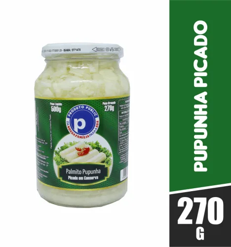 Palmito Public Picado 270g Pupunha - PUBLIC - Mercearia