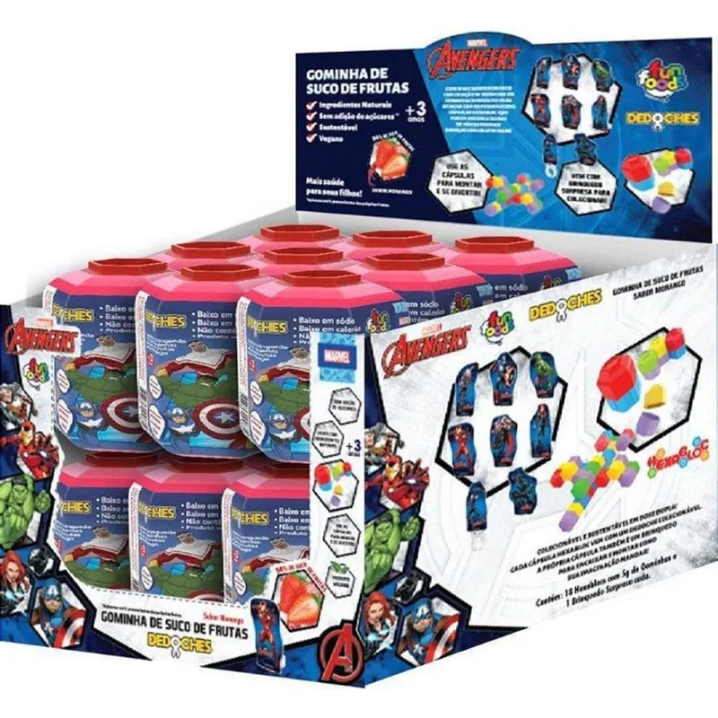 Doce Avengers Dedoches Com Goma/capsu Dpcom 18