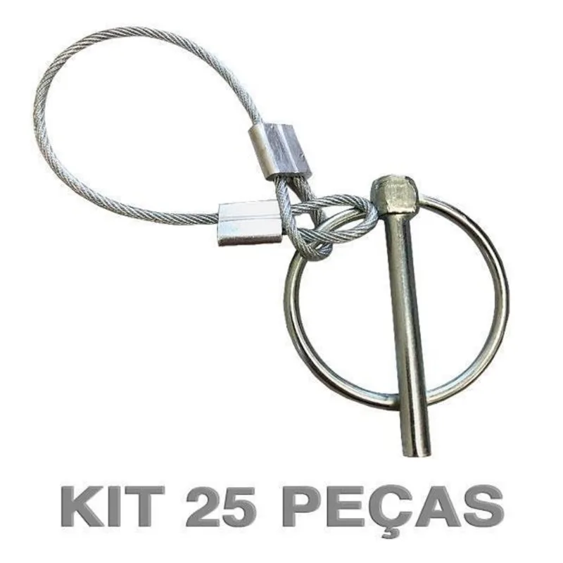 Pino Quebra Dedo 5/16 X 2 Polegadas - Galvanizado - Completo