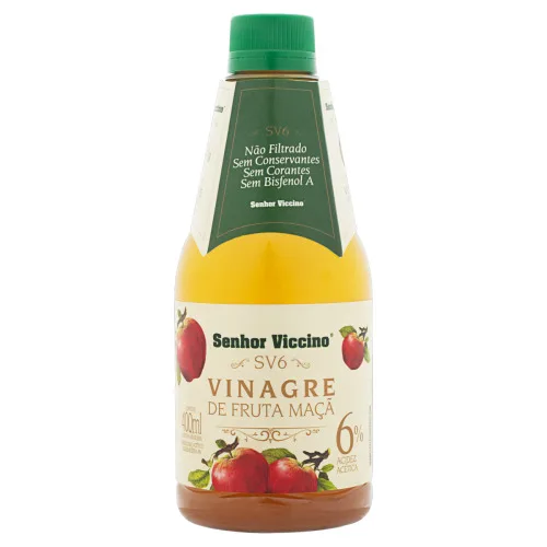Nr Viccino Vinagre De Fruta Maca Sv6 400ml - SENHOR VICCINO