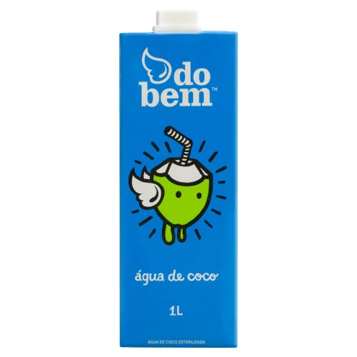 Água De Coco Esterilizada Do Bem Caixa 1l - DO BEM