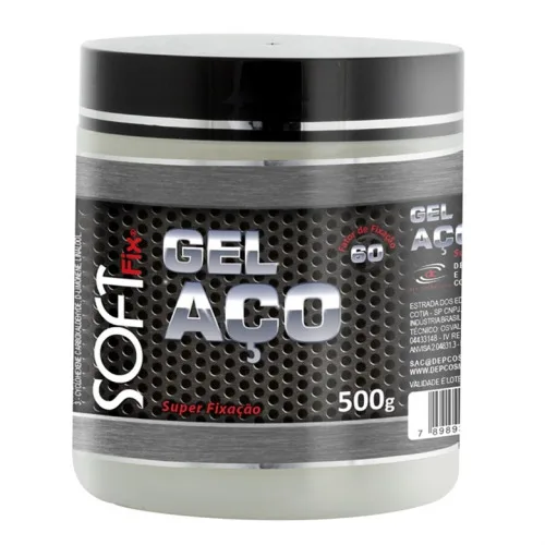 Gel Fixador Softfix 500g Aço Unit - SOFTFIX