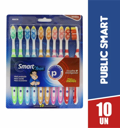Esc Dent Public Smart Clean C/10 Macia - PUBLIC
