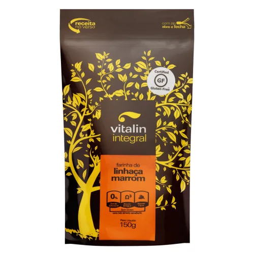 Linhaça Marrom Farinha Integral Vitalin 150g - VITALIN
