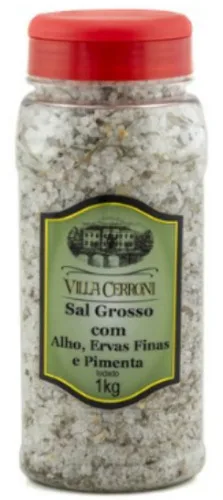 Sal De Ervas/alho/pimenta Villa Cerroni 1kg - VILLA CERRONI