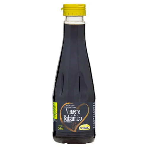 Vinagre Balsâmico Modena Toscano Frasco 250ml - TOSCANO