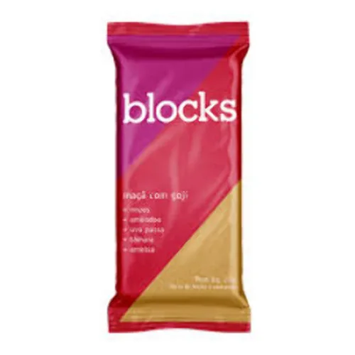 Barra Frutas Secas Maca Goji Berry 2x25g Blocks - BLOCKS