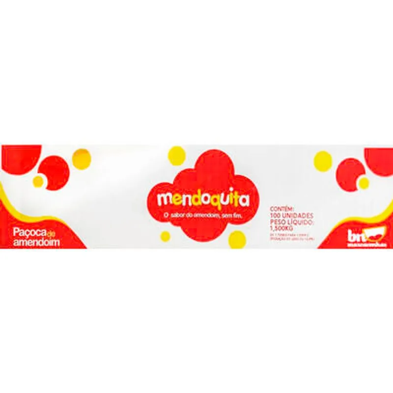 Doce Paçoca Mendoquita Rolha Embalada 100 un