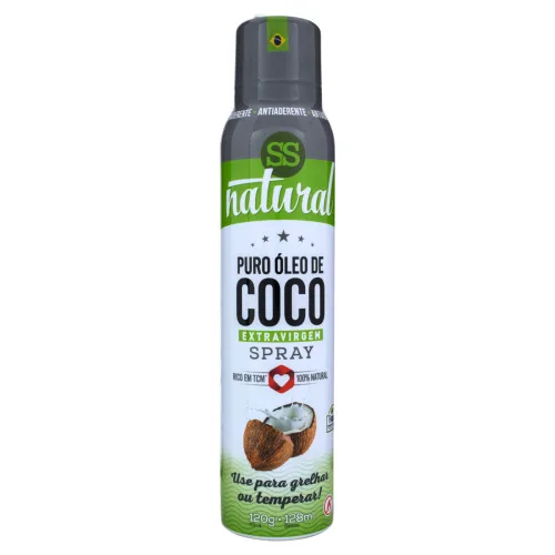 Óleo De Coco Extravirgem Spray Ss Natural Frasco 120g - SS NATURAL