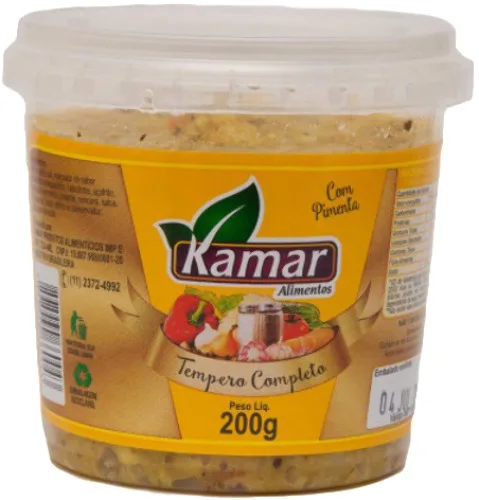 Tempero Kamar Temp Completo 200g - COMPLETO