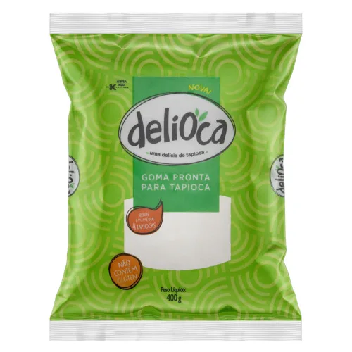 GOMA PRONTA PARA TAPIOCA DELIOCA PACOTE 400G - DA TERRINHA