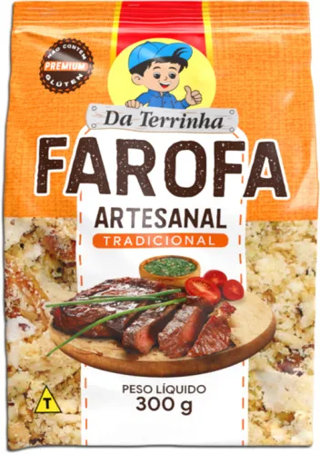Farofa Mand Da Terrinha 300g Tradicional - DA TERRINHA