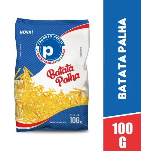 Batata Palha Public 100g - PUBLIC