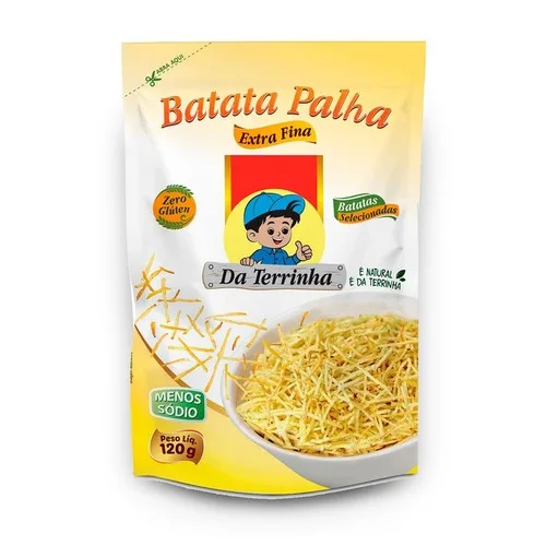 Batata Palha Da Terrinha Extra Fina 120 G Und - DA TERRINHA