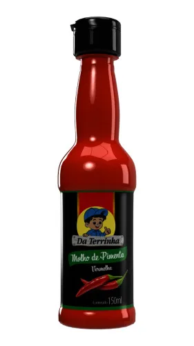 Molho De Pimenta Vermelha Da Terrinha150 Ml - DA TERRINHA