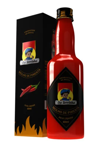 Molho De Pimenta Verm Premium Da Terrinha 60 Ml - DA TERRINHA