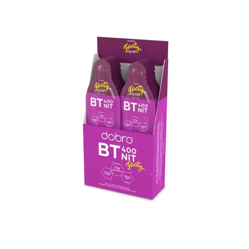 BT 400 Nitrato Gel Caixa 10 UND Carboidratos Dobro Frooty Açaí