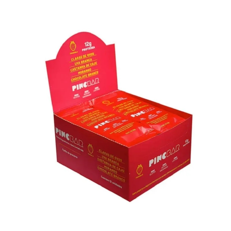 Pincbar Barra De Proteína Natural Fragola - Não Informado
