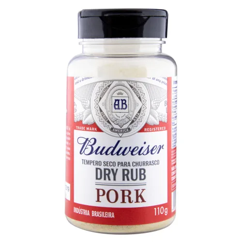 Tempero Budweiser P/churrasco Pork 110gr - BUDWEISER