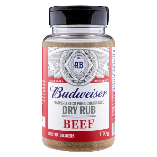Tempero Budweiser P/churrasco Beef 110gr - BUDWEISER