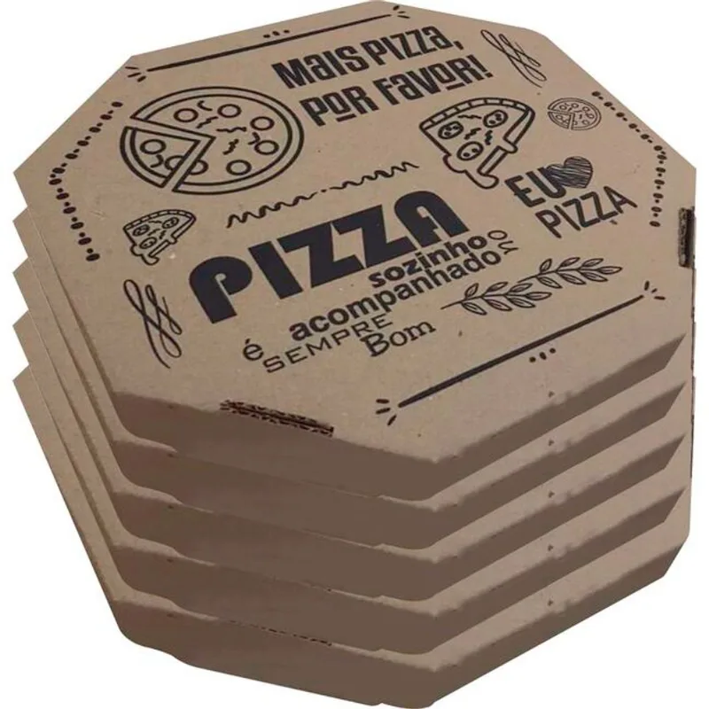 Embalagem para Pizza Cobap Oitavada/40cm 25 un