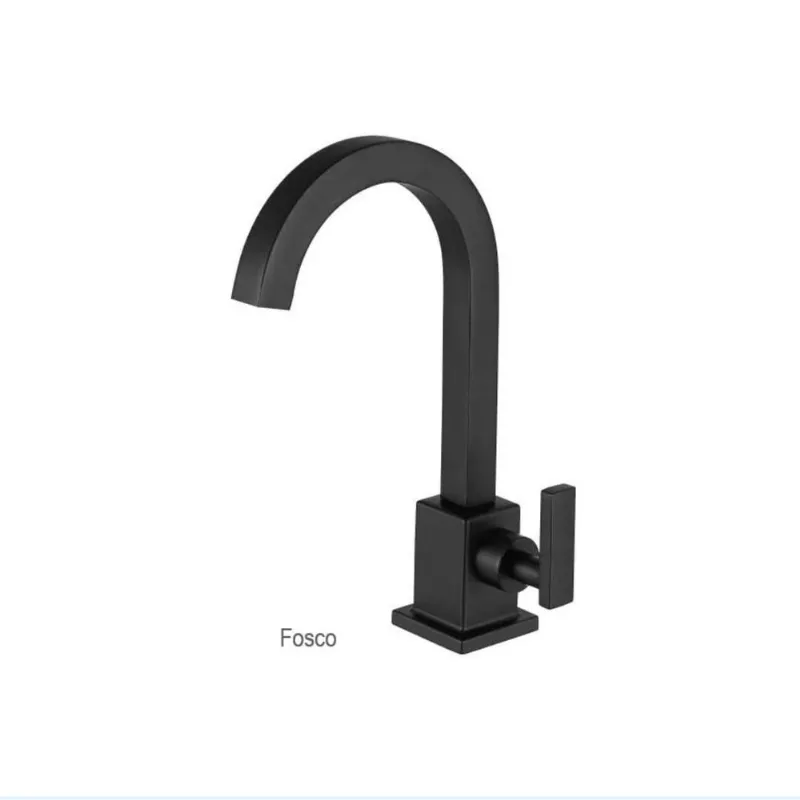 Torneira Para Lavatorio Mesa Bica Movel 4500 C68 Perfett 1/4 Volta Imperatriz Black Matte - 21612