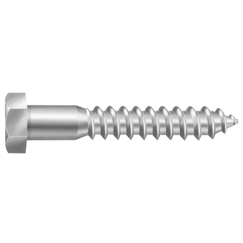 Parafuso Sextavado Soberba Zincado 1/4"x75mm 100 Peças Worker