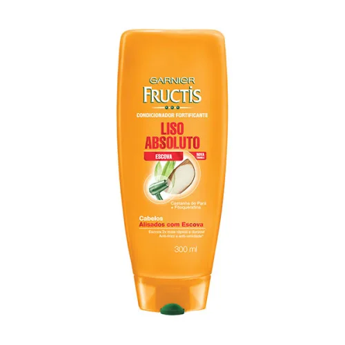 Condicionador Garnier Fructis Fortificante Liso Absoluto Escova - LORÉAL PARIS
