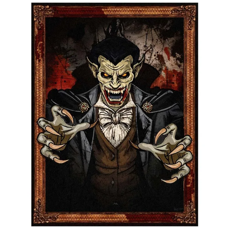 Painel Halloween Quadro Grande em EVA de Terror BRANCO