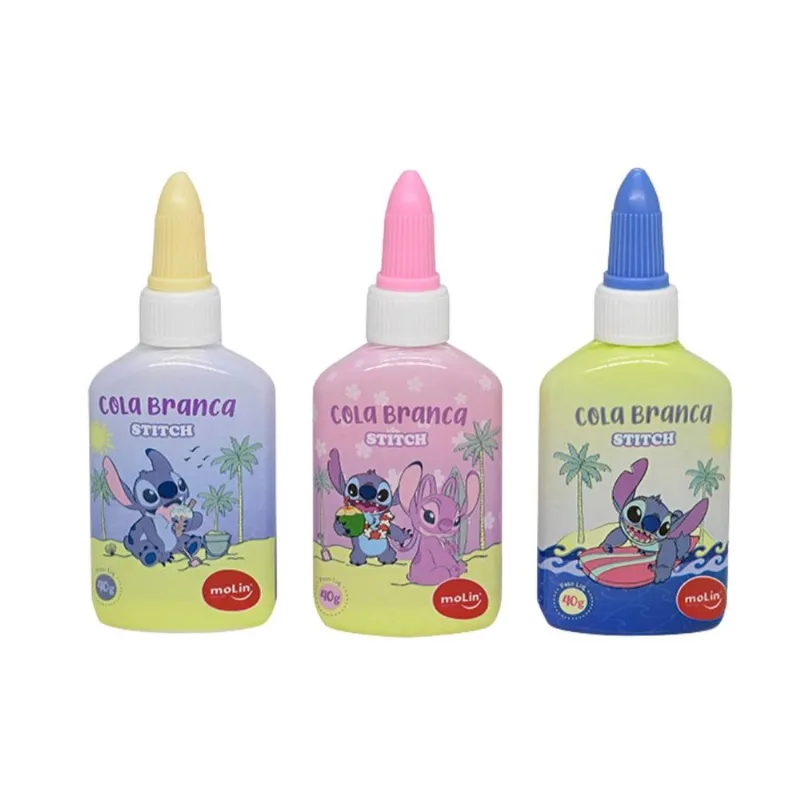 Cola Escolar Líquida Stitch Disney 40g - Molin