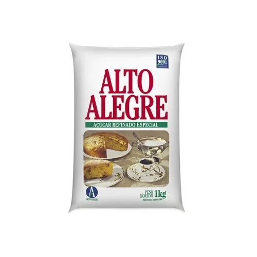 Acucar Refinado Pacote 1000g Alto Alegre - ALTO ALEGRE