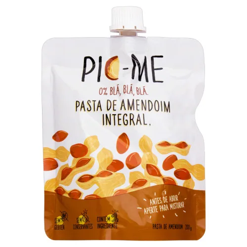 Pasta De Amendoim Integral Pic Me Squeeze 200g - PIC ME