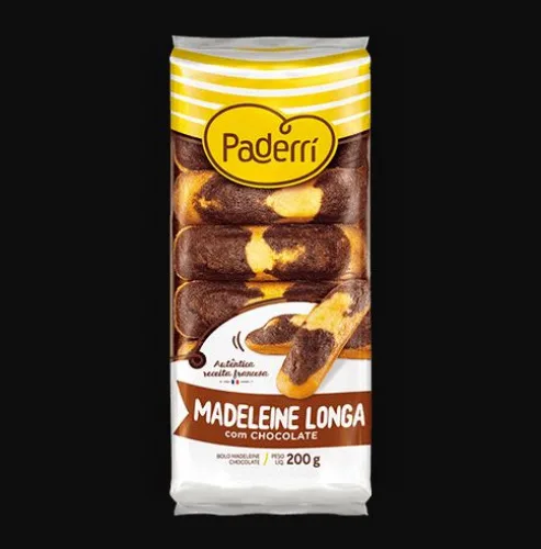 Madeleine Longa Chocolate Paderri 200g