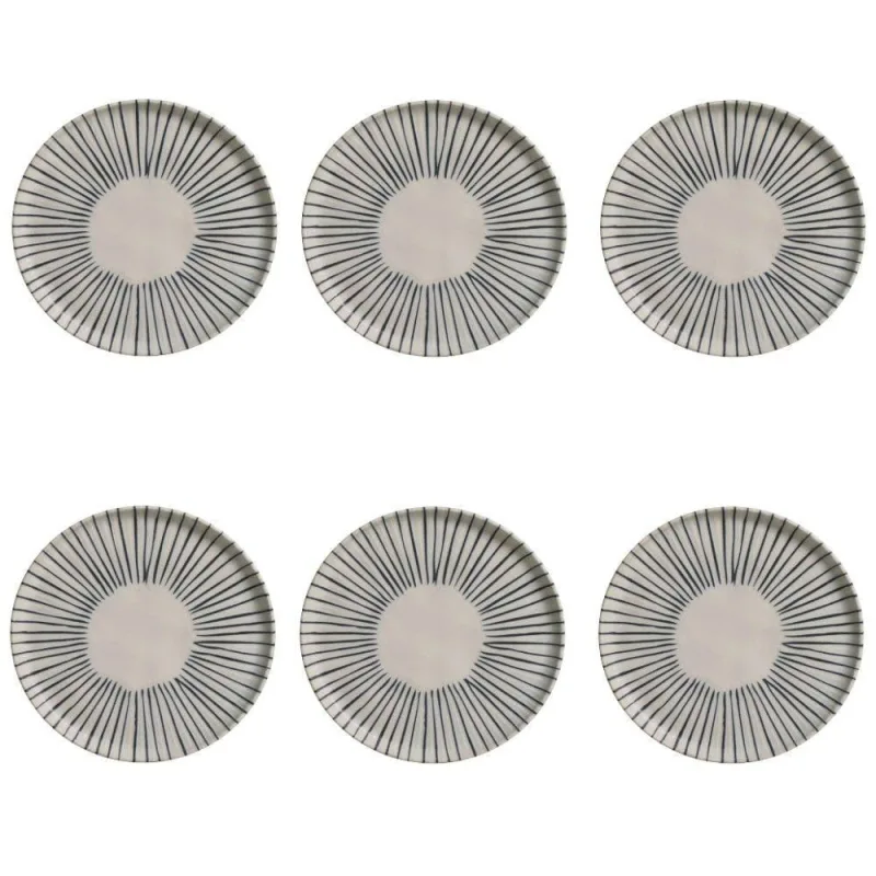 Conjunto De Pratos De Sobremesa 06 Peças Bio Elemento Porto - Porto Brasil