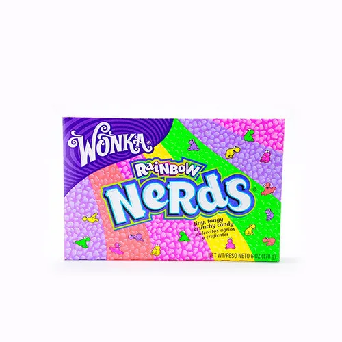 Nerds Balas Rainbow Video Box - WILLY WONKA & THE CHOCOLATE FACTORY