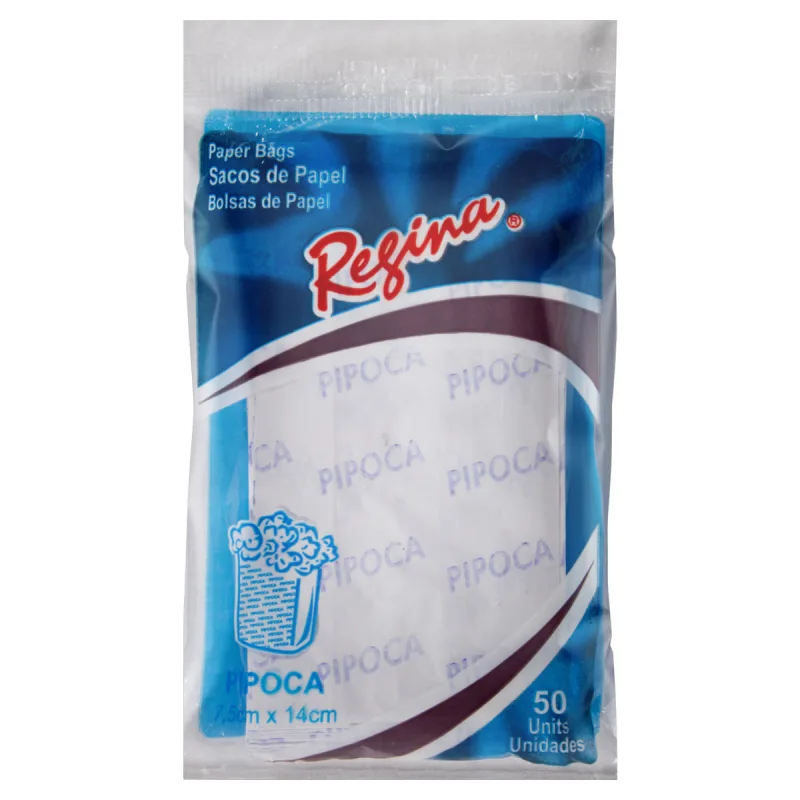 Saco para Pipoca Regina Impresso 75 x 4Cm com 50 Unidades - Regina