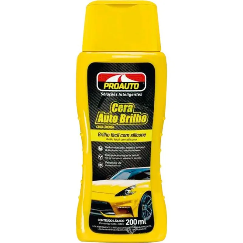 Cera Automotiva Líquida Proauto 200ml