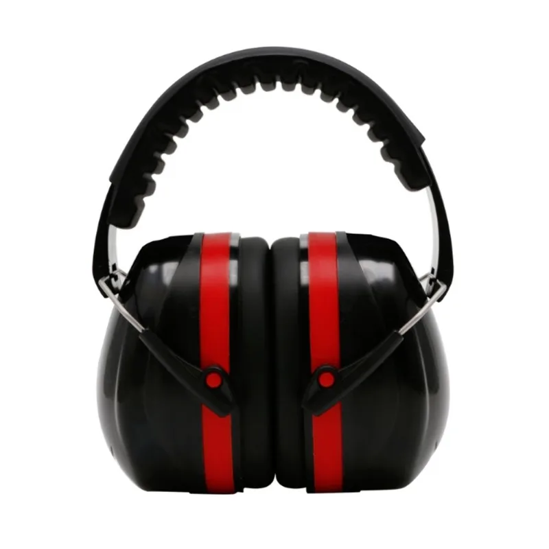 Redução De Ruído Dobrando A Bandana Earmuffs Hearing Safety Muffs Isolamento Acústico - Preto
