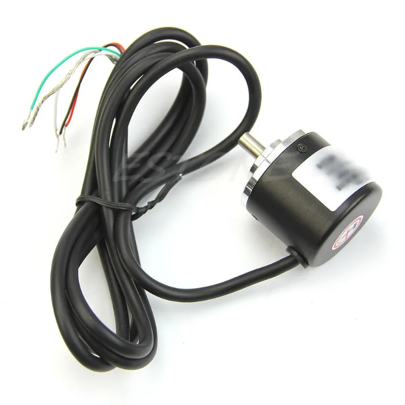 Novo Codificador 600 P / R 5v-24v Incremental Rotary Ab 2 Fase 6mm Shaft + Acoplamento