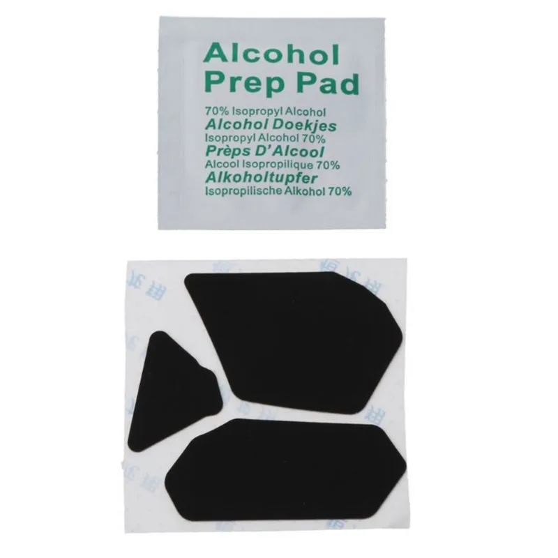 Fita Antiderrapante Do Mouse Para O Rival 600 Mouse Side Anti-slip Stickers Skates - Preto