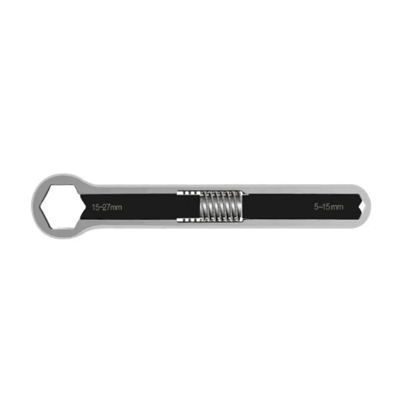 Chave Ajustável Multifuncional Chave Dupla Chave De Cabeça Universal Reparar Ferramentas Manuais Para Carro De Bicicleta - L