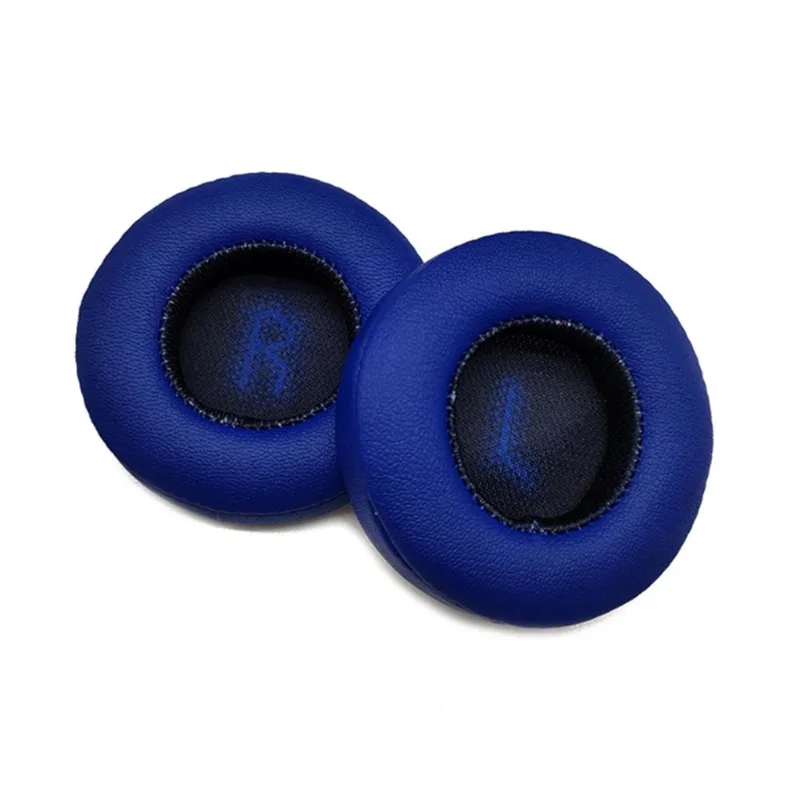 Tampa De Earmuff De Substituição De Fone De Ouvido De Couro Portátil Para Jbl-e35 E45 E45bt - Azul
